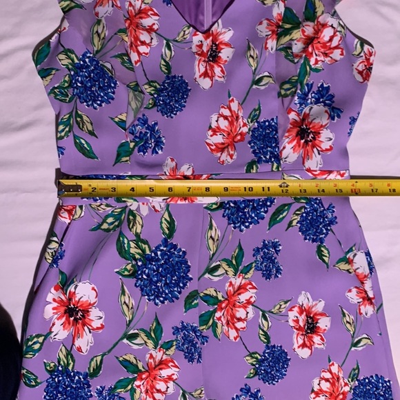 Parker Ana floral romper size 10 - Picture 7 of 13